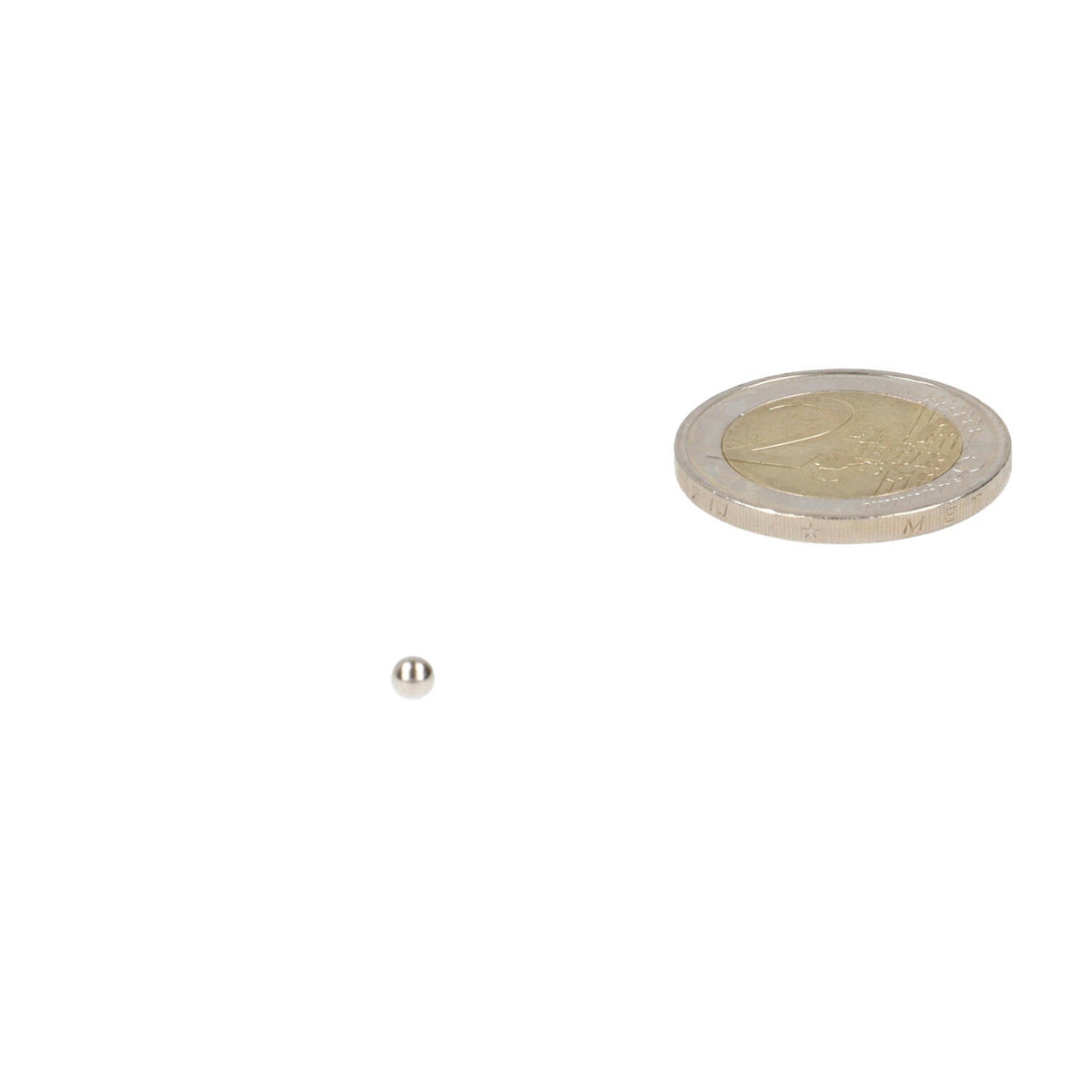 Neodymium Kogelmagneet Ø3,175 mm N48 NiCuNi - Magnetenspecialist Import & Export B.V.