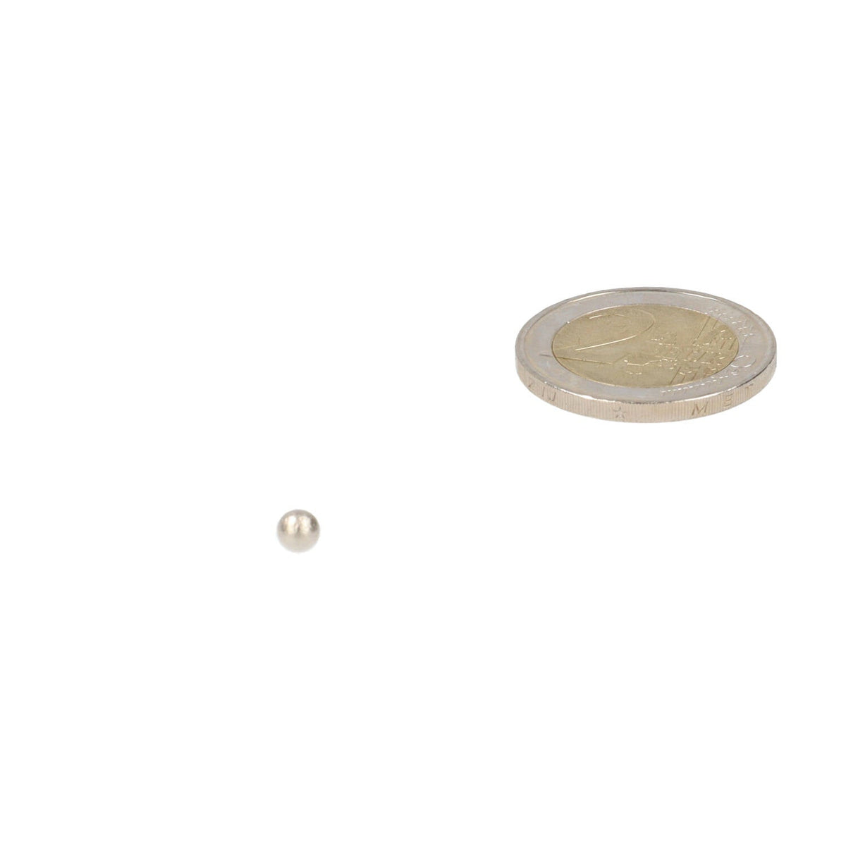 Neodymium Kogelmagneet Ø4 mm N48 NiCuNi - Magnetenspecialist Import & Export B.V.