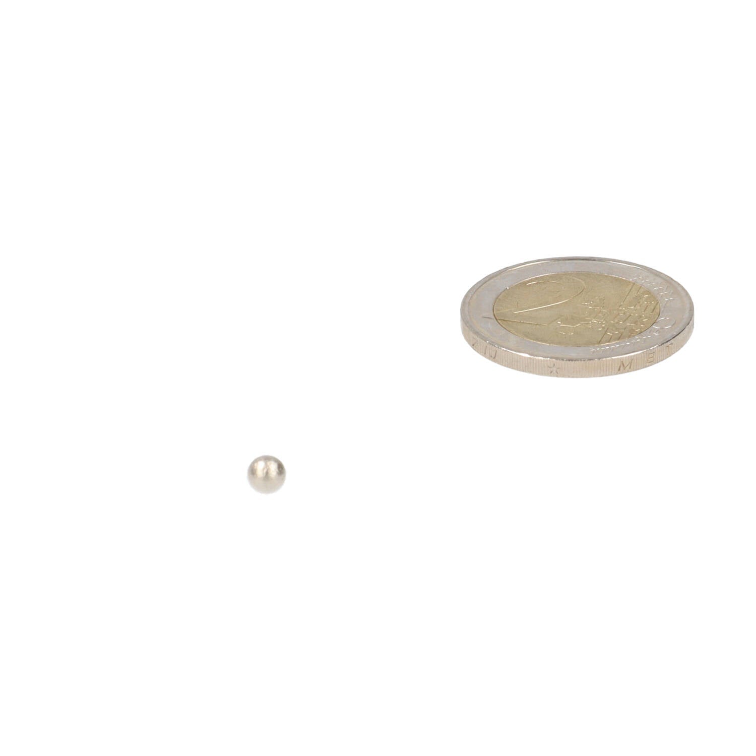 Neodymium Kogelmagneet Ø4 mm N48 NiCuNi - Magnetenspecialist Import & Export B.V.