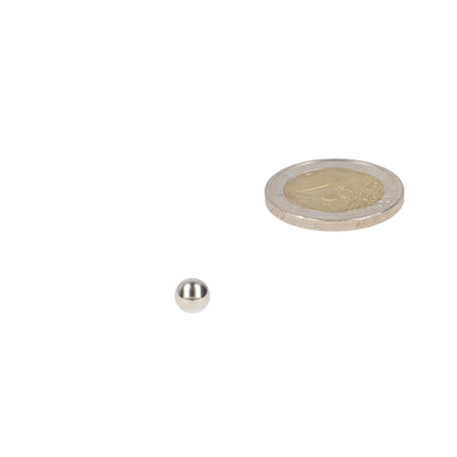 Neodymium Kogelmagneet Ø6 mm N48 NiCuNi - Magnetenspecialist Import & Export B.V.