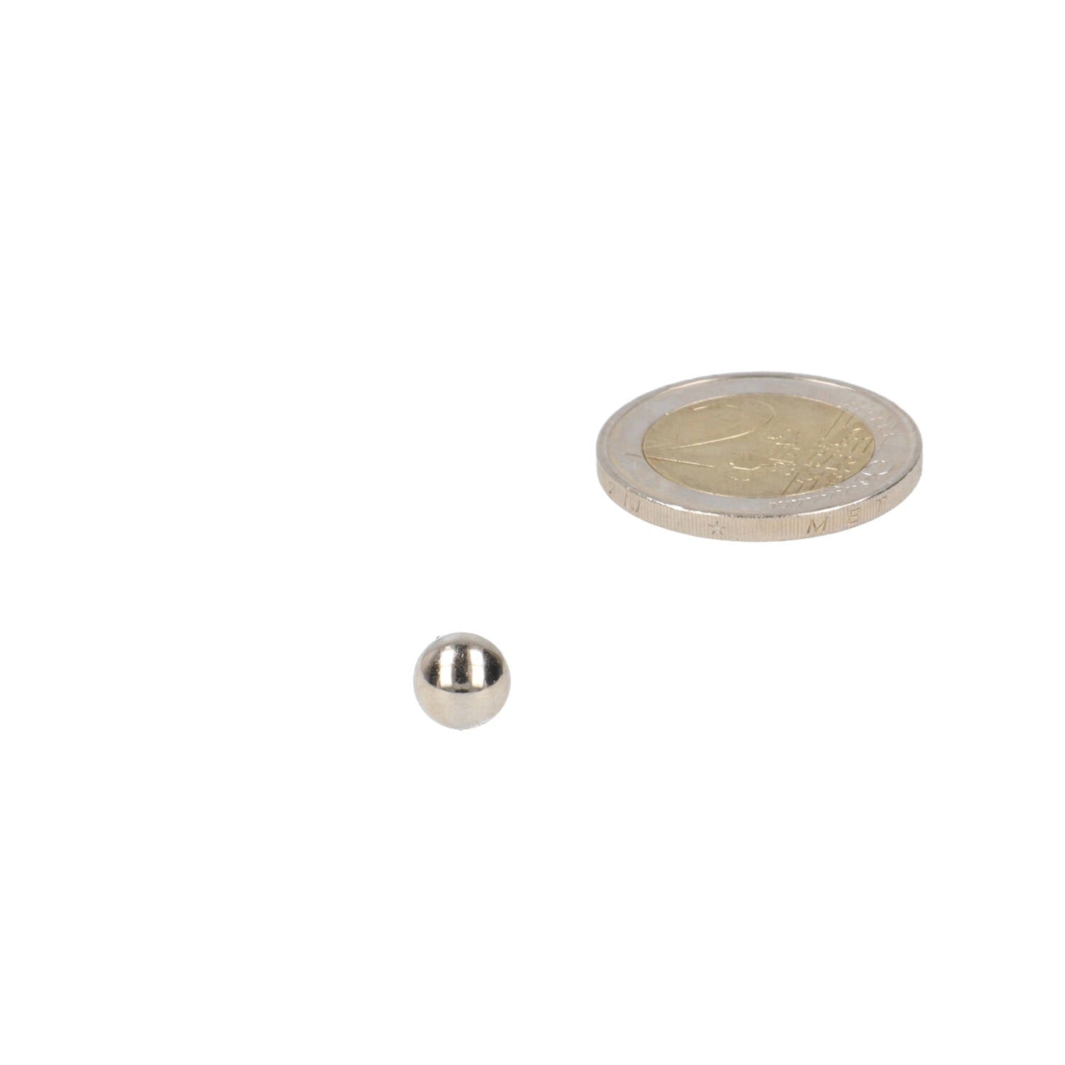 Neodymium Kogelmagneet Ø7 mm N48 NiCuNi - Magnetenspecialist Import & Export B.V.