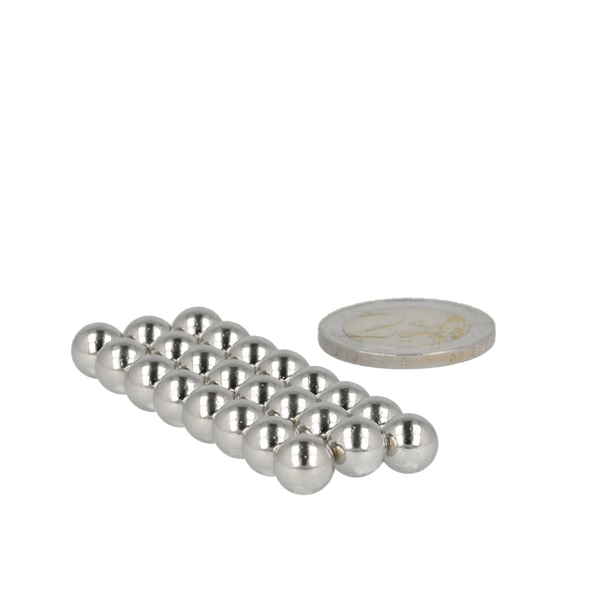 Neodymium Kogelmagneet Ø8 mm N48 NiCuNi - Magnetenspecialist Import & Export B.V.