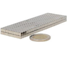 Neodymium Kubusmagneet 4 x 4 x 4 mm N45 NiCuNi - Magnetenspecialist Import & Export B.V.