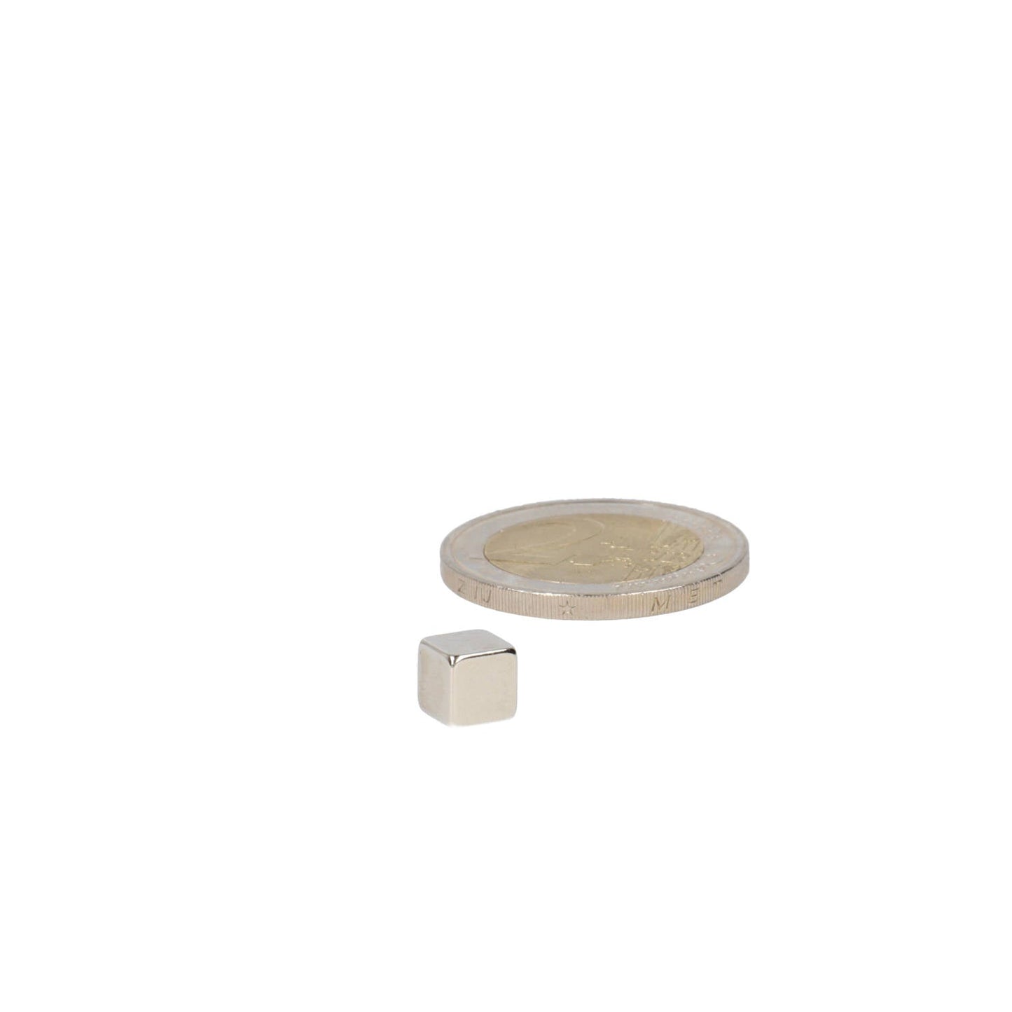 Neodymium Kubusmagneet 6 x 6 x 6 mm N45 NiCuNi - Magnetenspecialist Import & Export B.V.