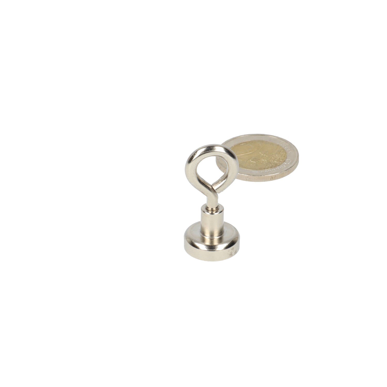 Neodymium Oogmagneet Ø13 x 5 mm N40 Stalen Pot NiCuNi - Magnetenspecialist Import & Export B.V.