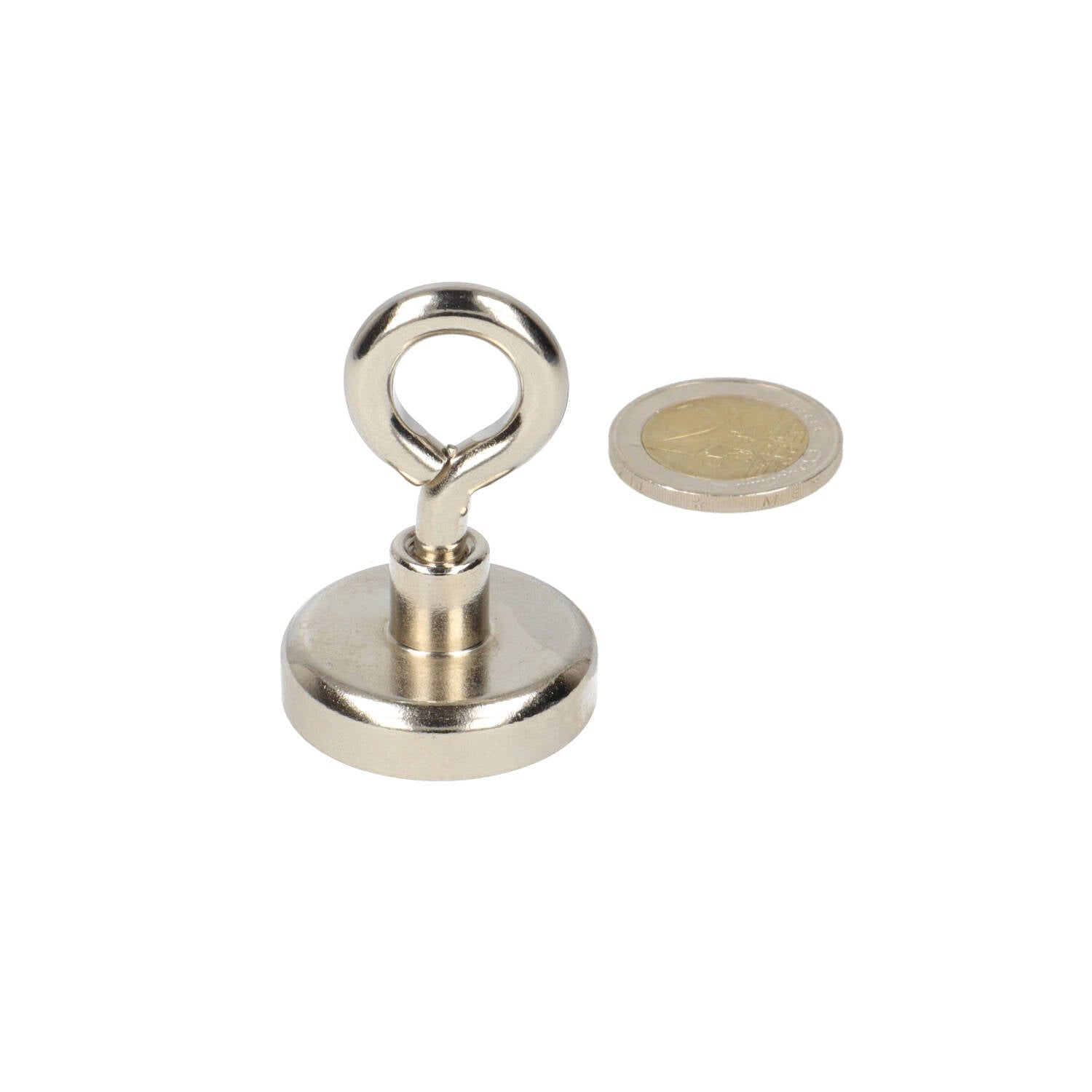 Neodymium Oogmagneet Ø32 x 16 mm N40 Stalen Pot NiCuNi - Magnetenspecialist Import & Export B.V.