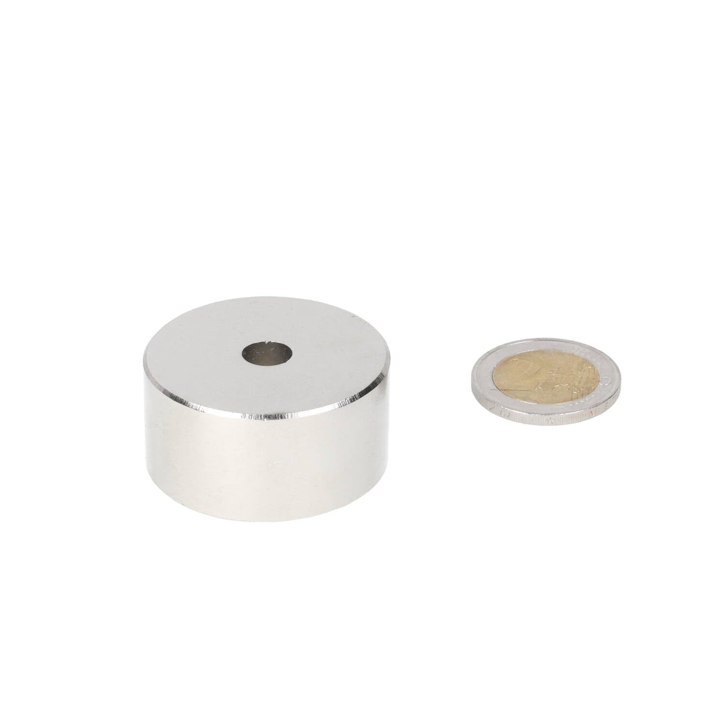 Neodymium Ringmagneet Ø40 x Ø8 x 20 mm N50 NiCuNi - Magnetenspecialist Import & Export B.V.