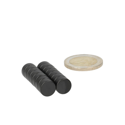 Neodymium Schijfmagneet Ø10 x 5 mm N42 Epoxy - Magnetenspecialist Import & Export B.V.