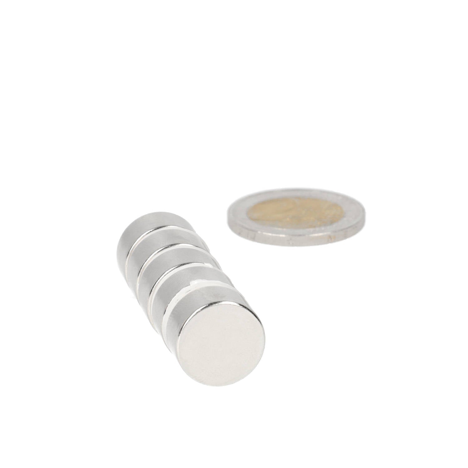 Neodymium Schijfmagneet Ø15 x 8 mm N48 NiCuNi - Magnetenspecialist Import & Export B.V.