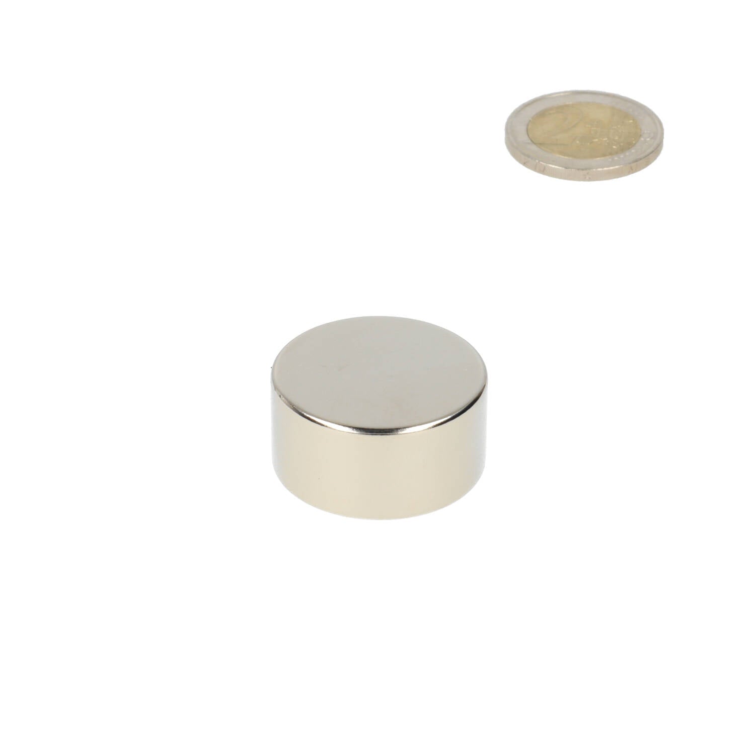 Neodymium Schijfmagneet Ø30 x 15 mm N48 NiCuNi - Magnetenspecialist Import & Export B.V.