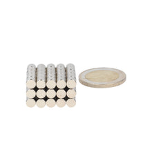 Neodymium Schijfmagneet Ø5 x 5 mm N50 NiCuNi - Magnetenspecialist Import & Export B.V.