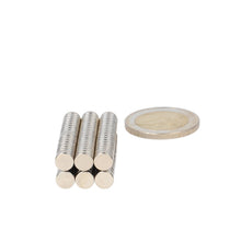 Neodymium Schijfmagneet Ø6 x 2 mm N48 NiCuNi - Magnetenspecialist Import & Export B.V.