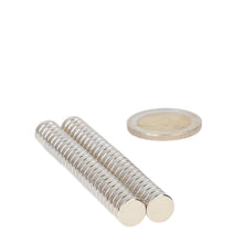 Neodymium Schijfmagneet Ø9 x 3 mm N48 NiCuNi diametraal gemagnetiseerd - Magnetenspecialist Import & Export B.V.