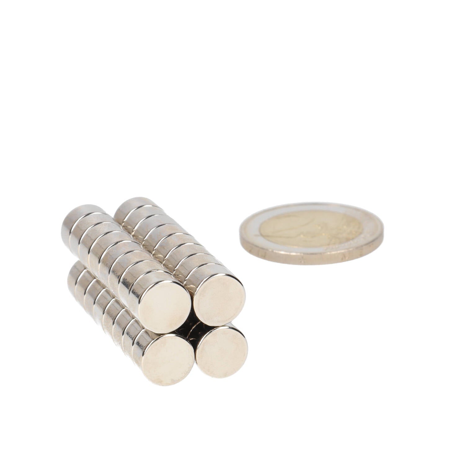 Neodymium Schijfmagneet Ø9 x 5 mm N48 NiCuNi - Magnetenspecialist Import & Export B.V.