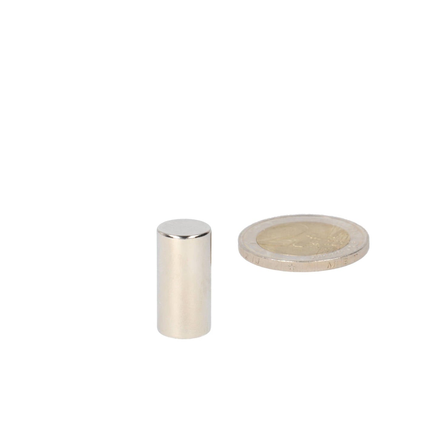 Neodymium Staafmagneet Ø10 x 20 mm N45 NiCuNi - Magnetenspecialist Import & Export B.V.