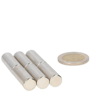 Neodymium Staafmagneet Ø10 x 30 mm N48 NiCuNi - Magnetenspecialist Import & Export B.V.