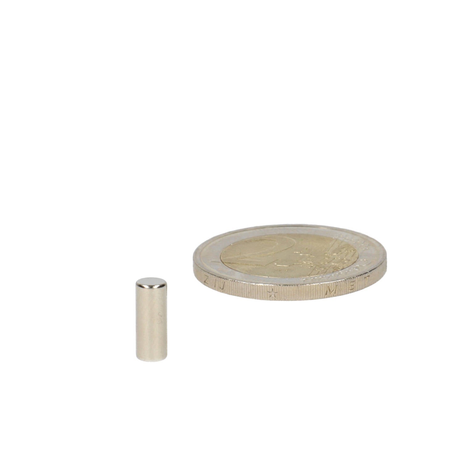 Neodymium Staafmagneet Ø4 x 10 mm N48 NiCuNi - Magnetenspecialist Import & Export B.V.