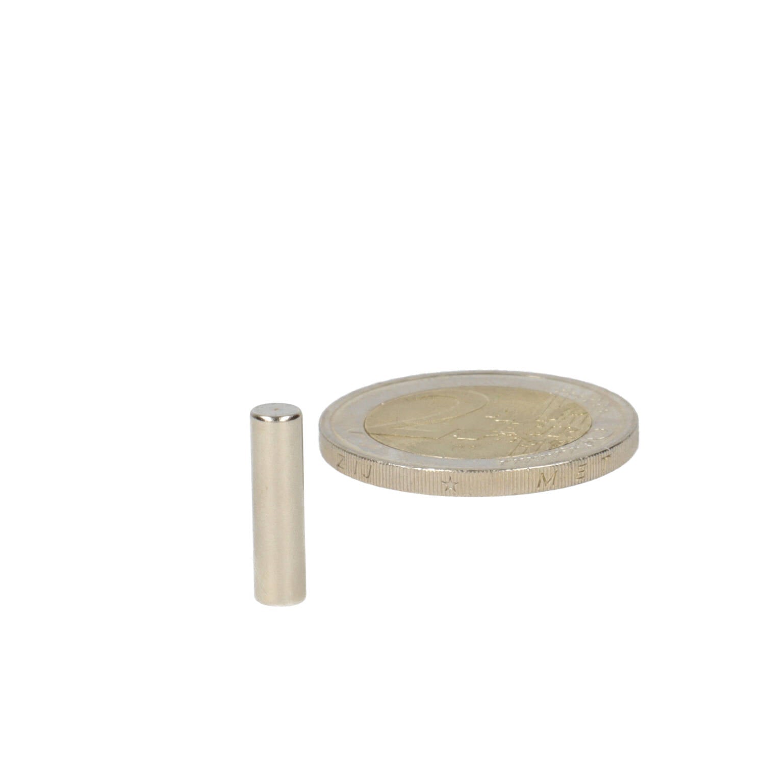 Neodymium Staafmagneet Ø4 x 15 mm N48 NiCuNi - Magnetenspecialist Import & Export B.V.