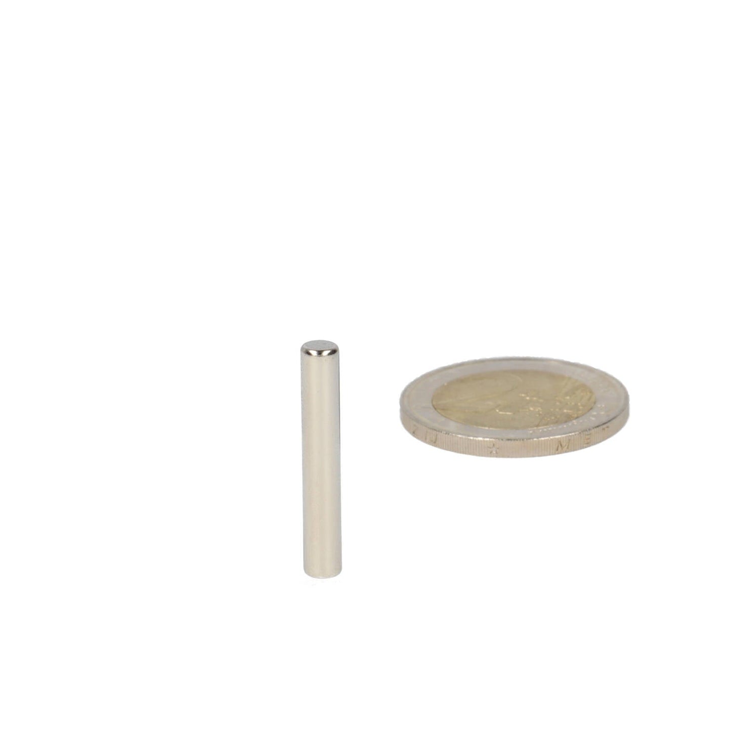 Neodymium Staafmagneet Ø4 x 25 mm N48 NiCuNi - Magnetenspecialist Import & Export B.V.