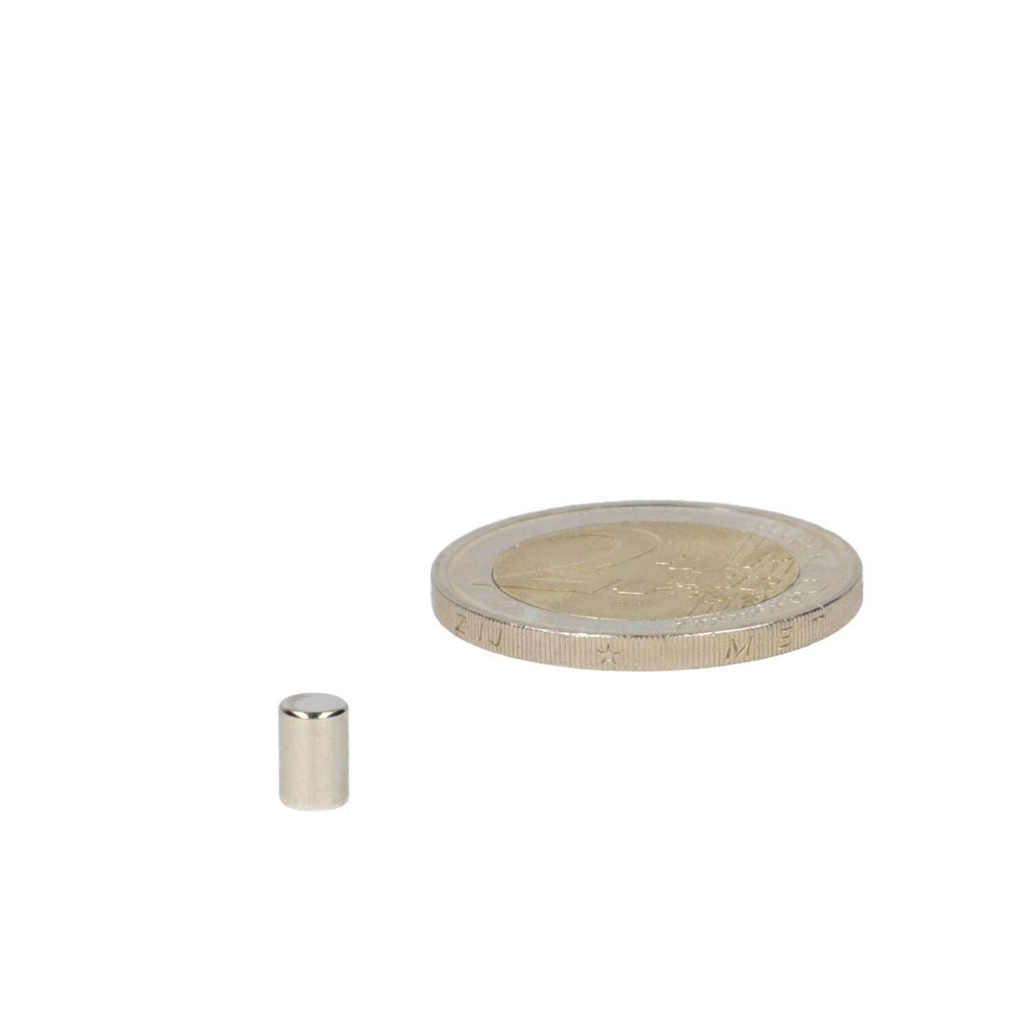 Neodymium Staafmagneet Ø4 x 6 mm N48 NiCuNi - Magnetenspecialist Import & Export B.V.