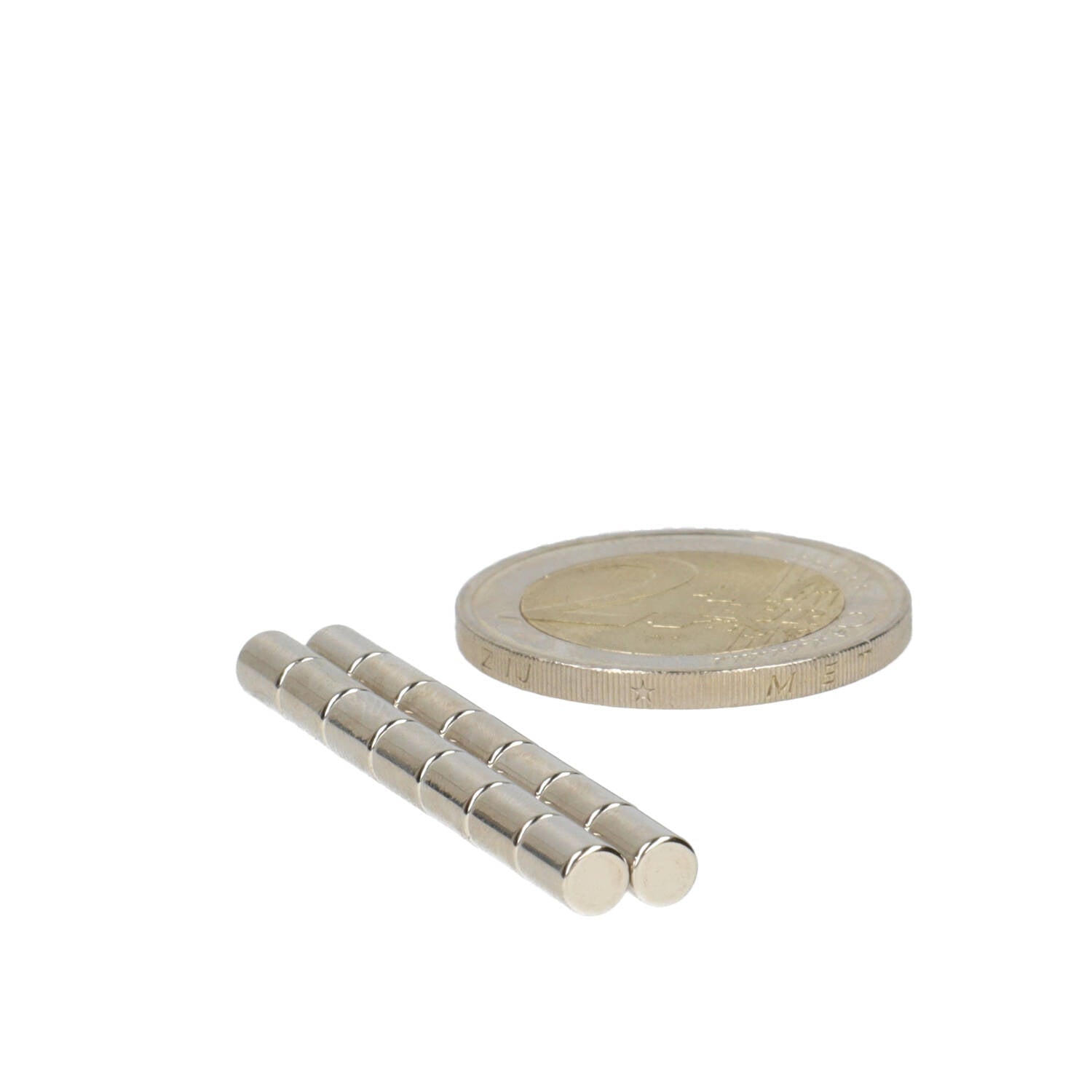 Neodymium Staafmagneet Ø4 x 6 mm N48 NiCuNi - Magnetenspecialist Import & Export B.V.