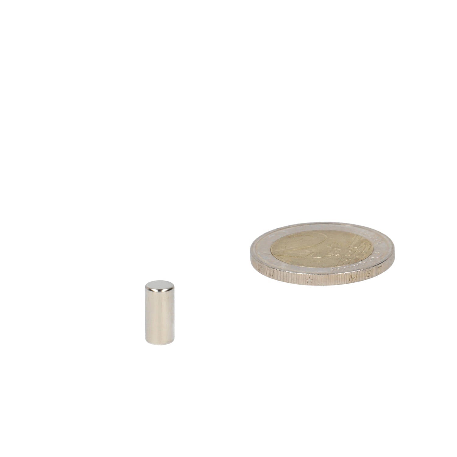 Neodymium Staafmagneet Ø5 x 10 mm N48 NiCuNi - Magnetenspecialist Import & Export B.V.