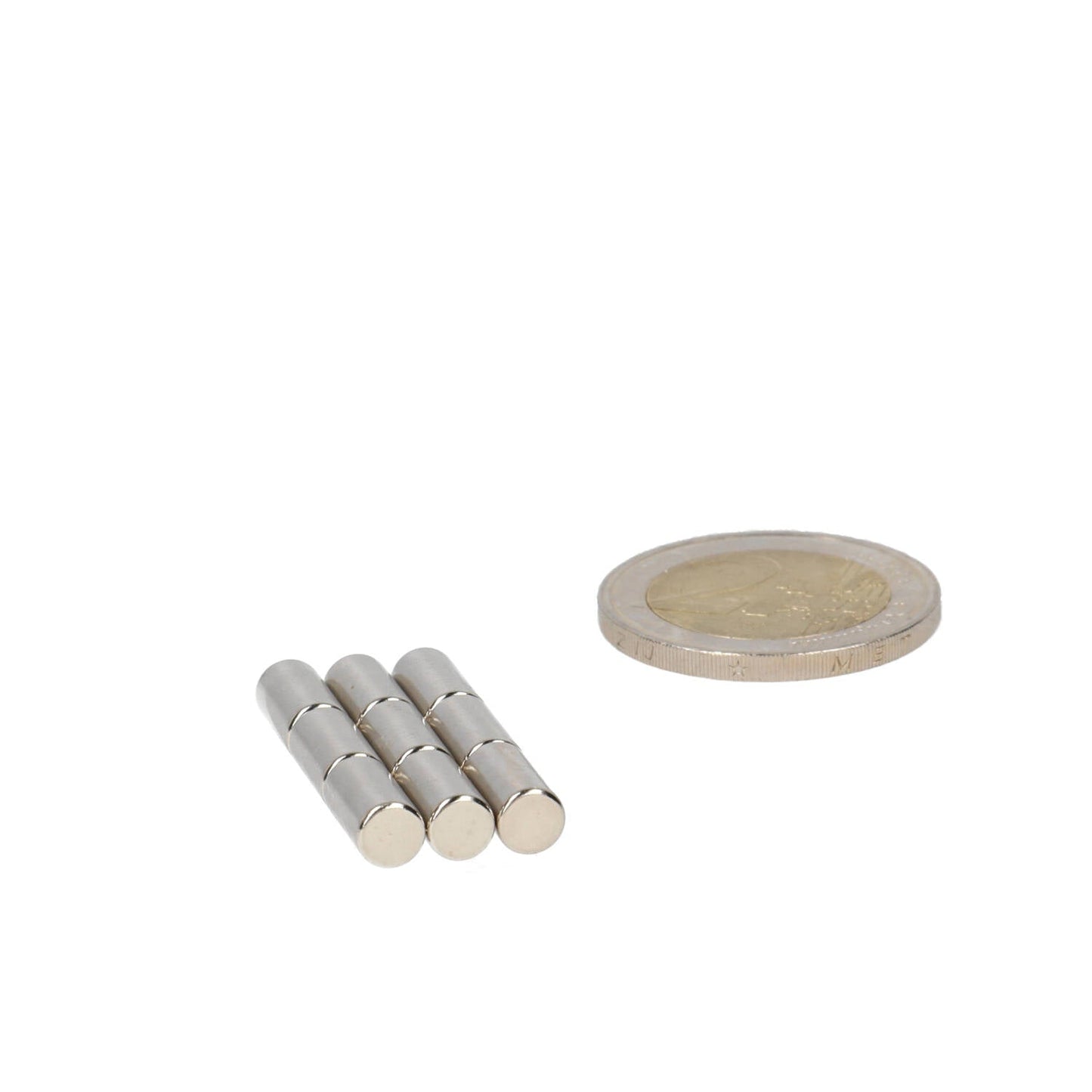 Neodymium Staafmagneet Ø5 x 10 mm N48 NiCuNi - Magnetenspecialist Import & Export B.V.
