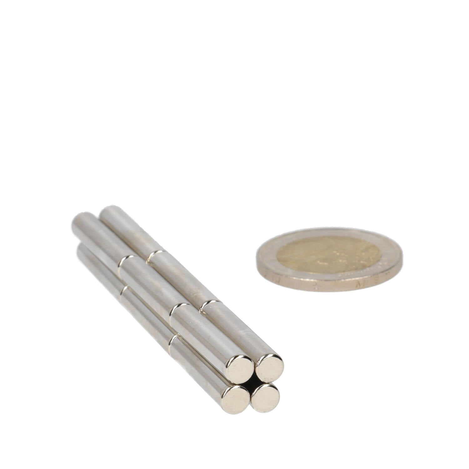 Neodymium Staafmagneet Ø5 x 25 mm N48 NiCuNi - Magnetenspecialist Import & Export B.V.