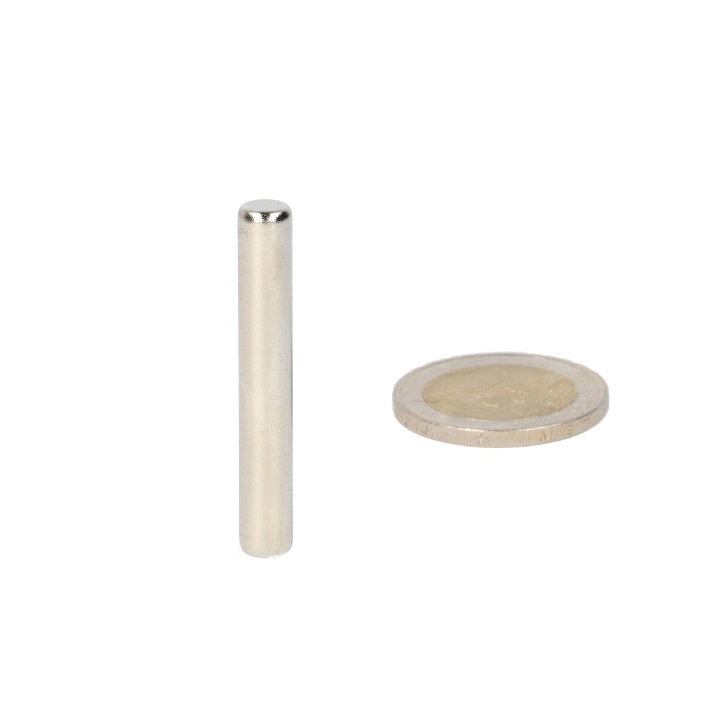 Neodymium Staafmagneet Ø6 x 40 mm N48 NiCuNi - Magnetenspecialist Import & Export B.V.