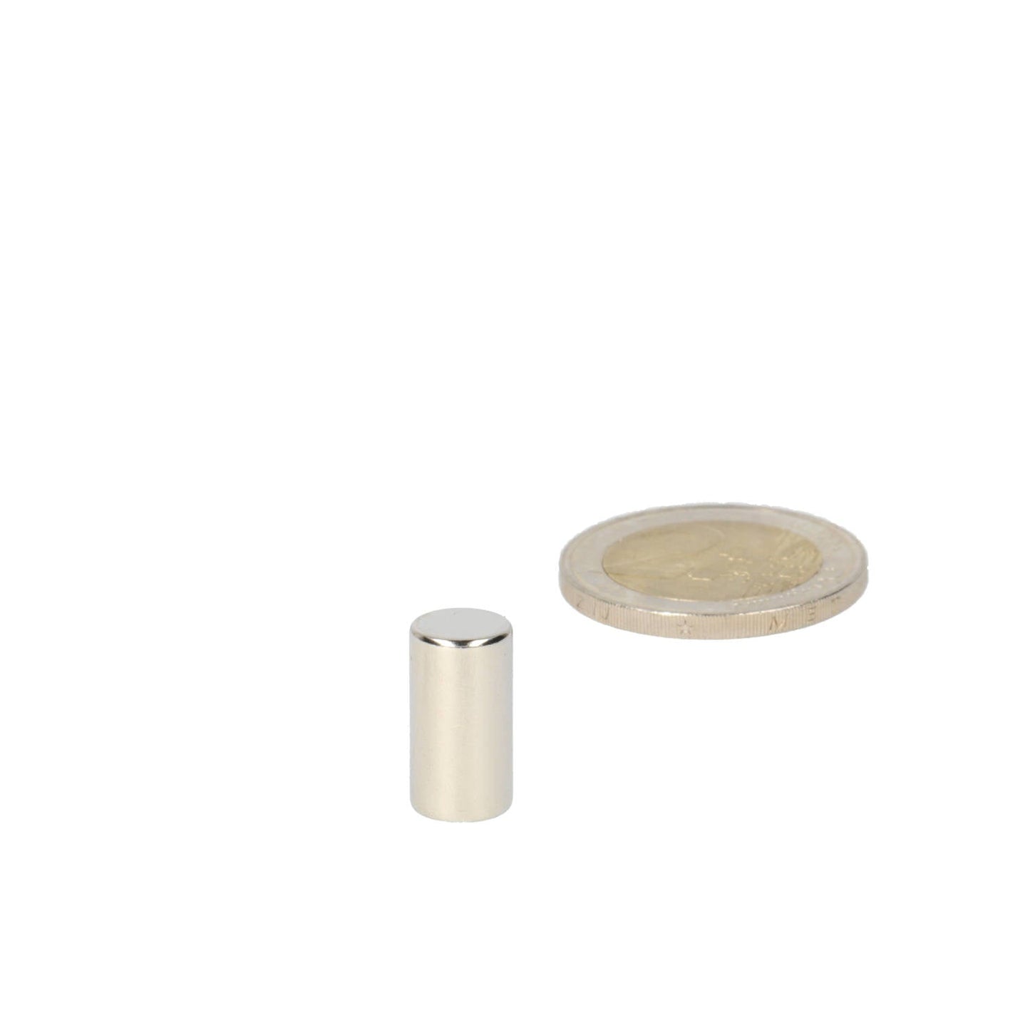 Neodymium Staafmagneet Ø8 x 15 mm N48 NiCuNi - Magnetenspecialist Import & Export B.V.