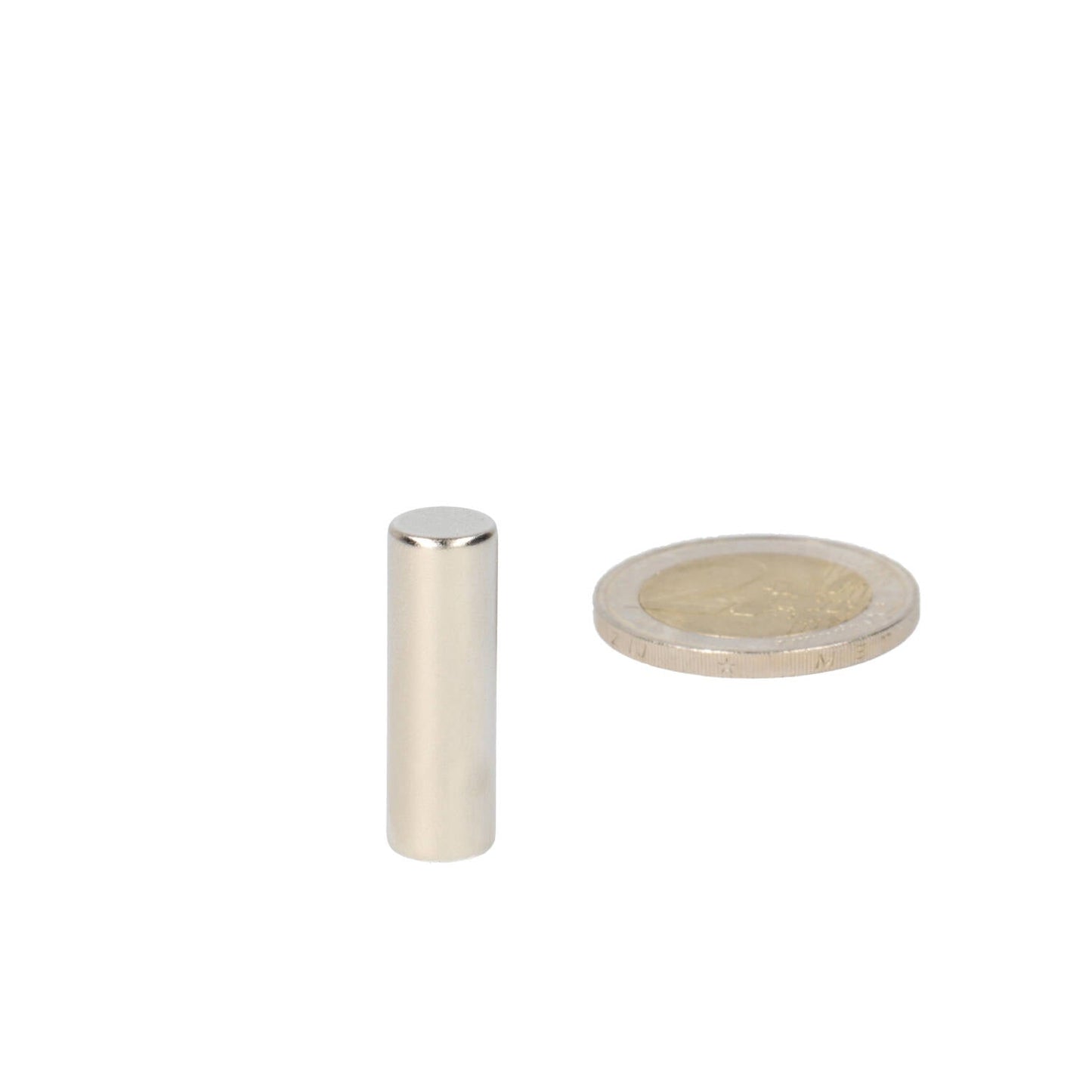 Neodymium Staafmagneet Ø8 x 25 mm N45 NiCuNi - Magnetenspecialist Import & Export B.V.