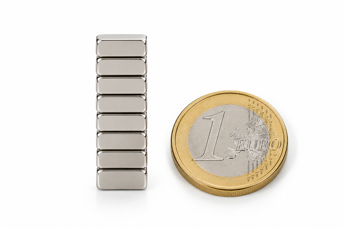 Radiatorfolie magneten 8x4x3 mm – Neodymium N50 – 8 stuks - Magnetenspecialist Import & Export B.V.