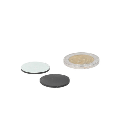 Rubberen beschermschijf zelfklevend ø20 mm voor magneten Rubber - Magnetenspecialist Import & Export B.V.