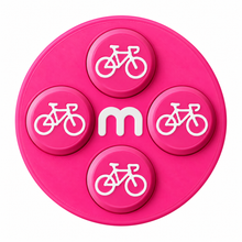 Cycling Race Number Magnets – Pink – Set of 8