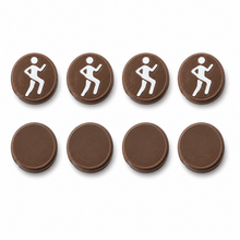 Startnummer Magneten Hardlopen – Bruin – Set van 8 - Magnetenspecialist Import & Export B.V.