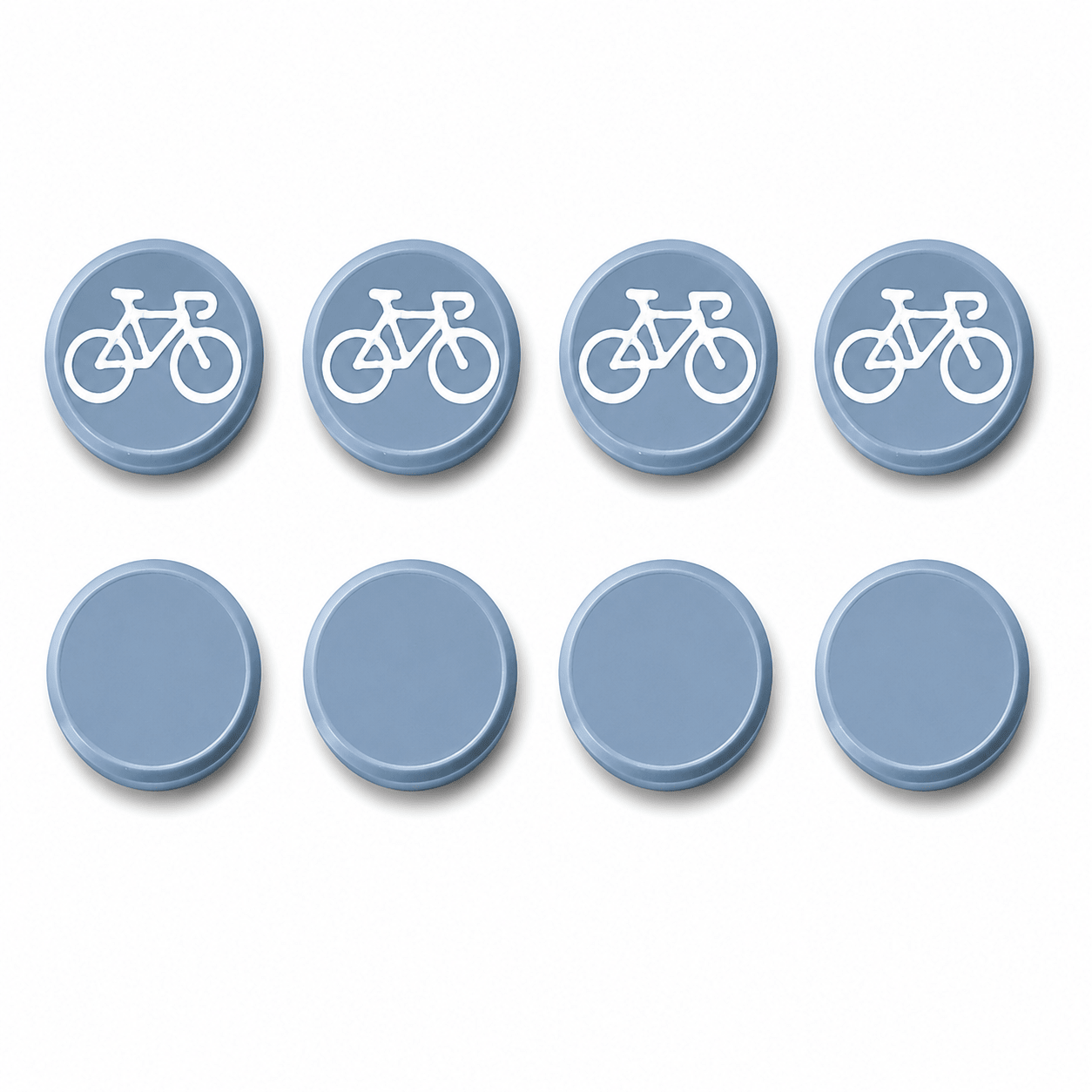 Startnummer Magneten Wielersport – Steelgrey – Set van 8 - Magnetenspecialist Import & Export B.V.