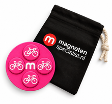 Cycling Race Number Magnets – Pink – Set of 8