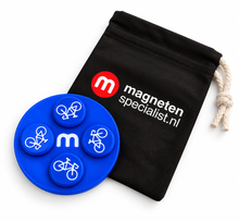 Cycling Race Number Magnets – Dark Blue – Set of 8