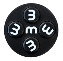 Running Bib Magnets – Black – Set of 8