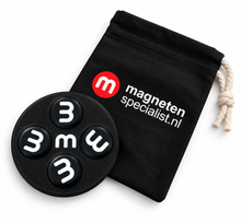 Running Bib Magnets – Black – Set of 8